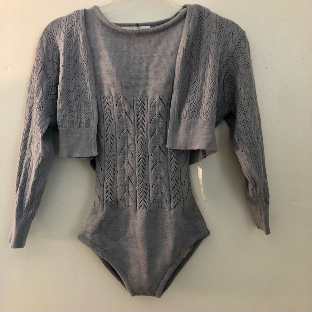 NWT Storets Anne Bolero Knitted Two-piece Bodysuit